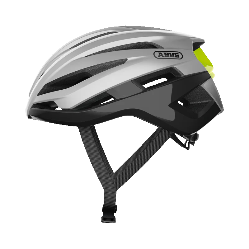 Abus Casco Stormchaser Gleam Silver