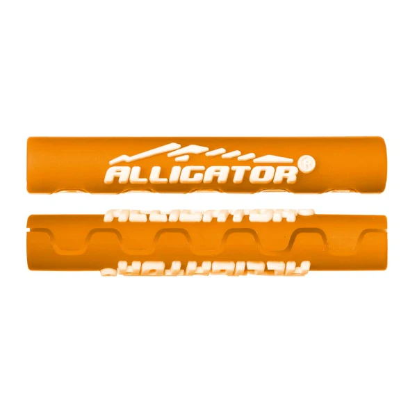 Alligator Copriguaina in gomma Diametro 4mm Arancione 6pz