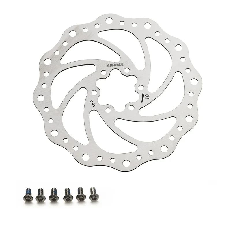 ASHIMA Disco Freno ARO-01 180mm X 173gr in Acciaio Argento