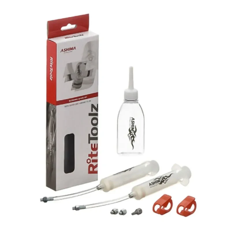 ASHIMA Kit spurgo freni per impianto idraulico SRAM - 5 accessori