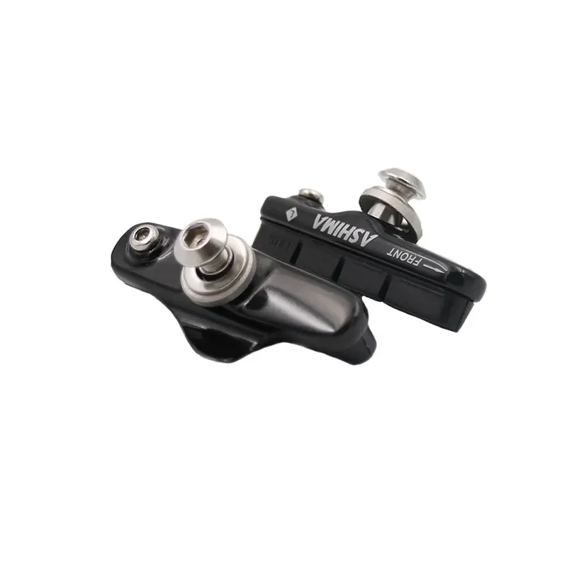 ASHIMA Portapattini Freno 55mm Corsa/Road Shimano Nero con dado