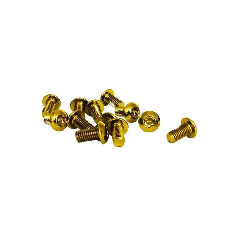 Ashima Set Viti disco freno 12 pezzi Colore Gold