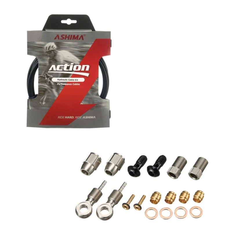 ASHIMA Tubo + Connettori (Kit) FORMULA 5x2,3mm e lunghezza: 3mt in Nylon