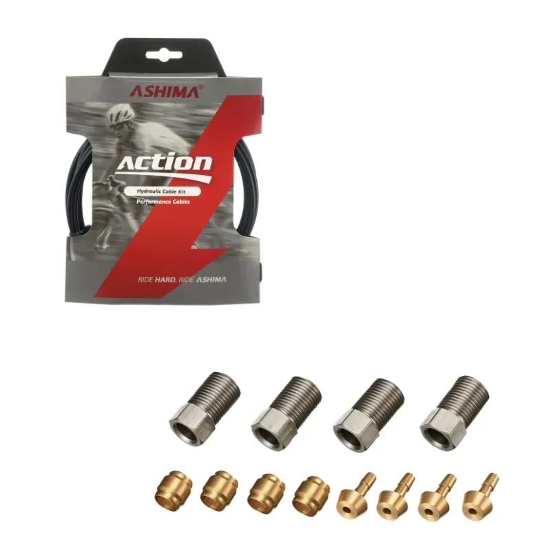ASHIMA Tubo + Connettori (Kit) Hayes 5,4x2,5mm e lunghezza: 3mt in Nylon