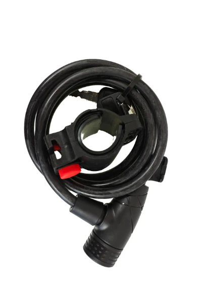 Barbieri Lucchetto Bici A Spirale Nero