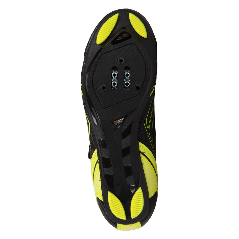 Barbieri PNK Scarpe Strada Nero/Giallo Fluo - Image 2