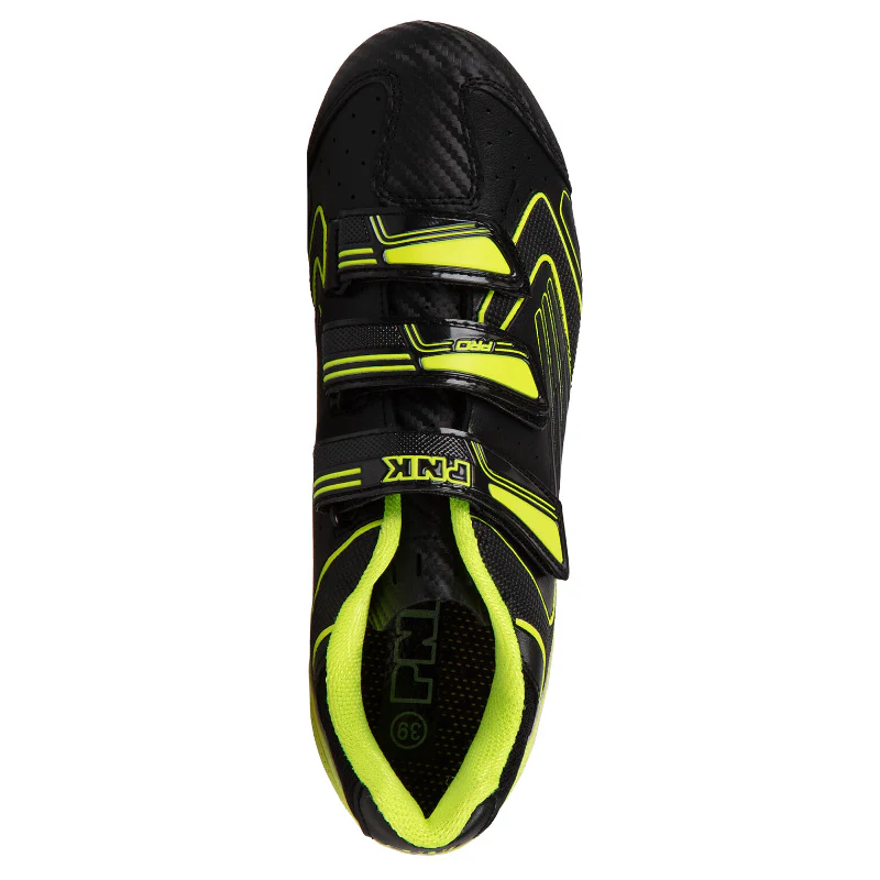 Barbieri PNK Scarpe Strada Nero/Giallo Fluo - Image 3