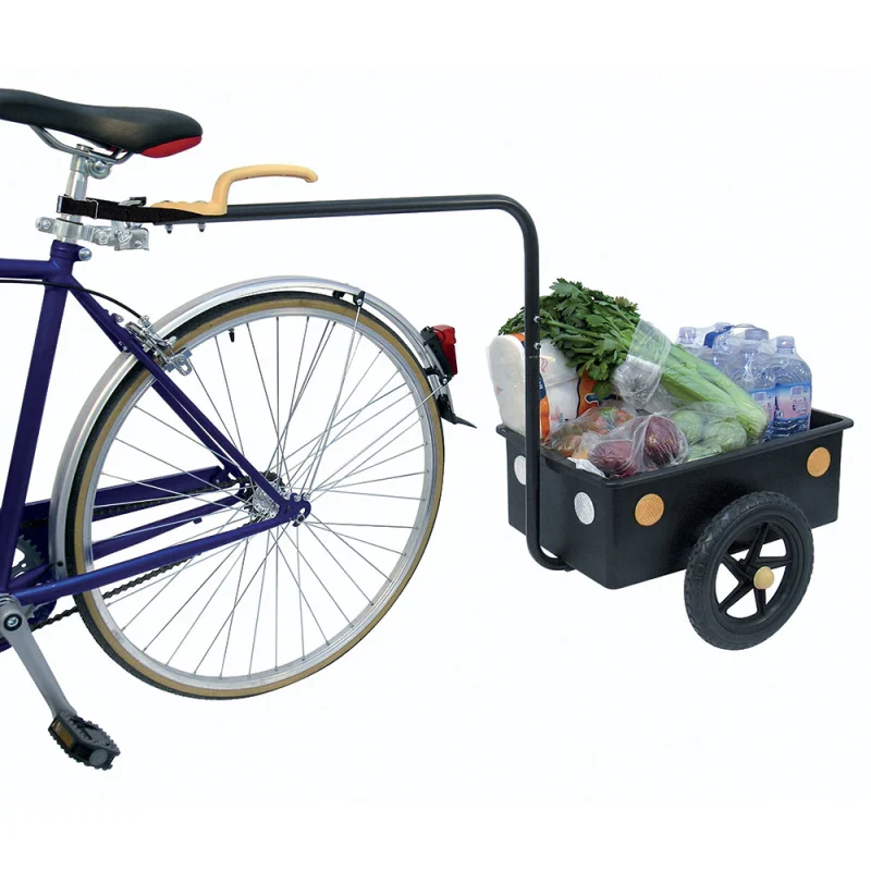 Bellelli Carrello Portaoggetti ECO TRAILER MINI Attacco Rapido Nero