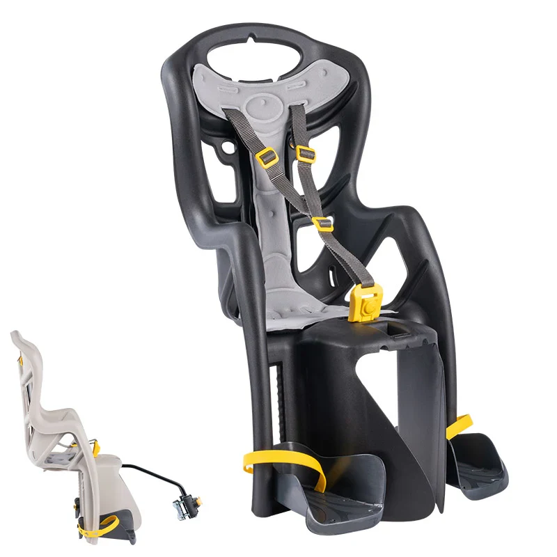 Bellelli Seggiolino Posteriore PEPE Industrial Attacco Portapacchi Nero