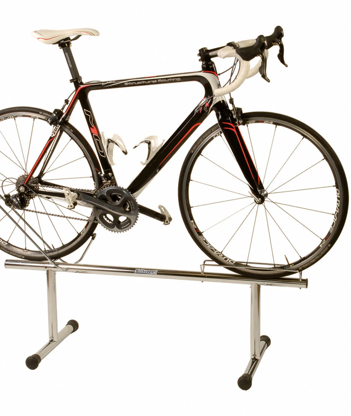 Bicisupport Espositore orizzontale per bici singola nero - Image 2