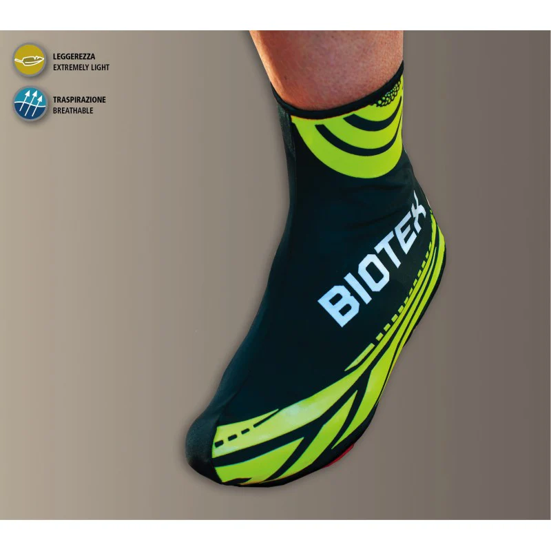 Biotex Copriscarpe Summer Superlight Nero/Giallo Fluo