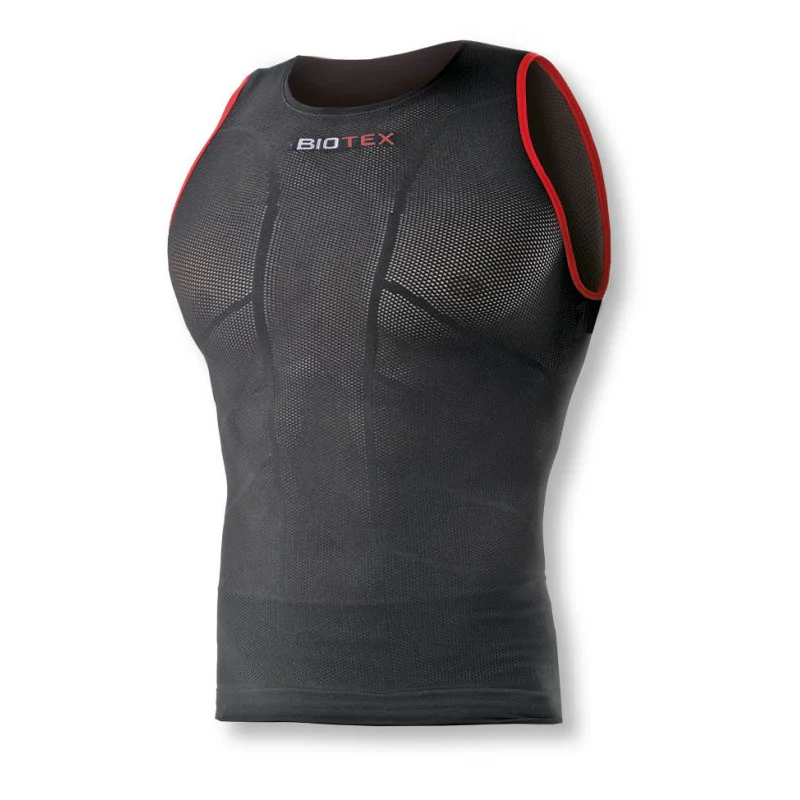 Biotex Intimo Canotta Rete Sun Nero
