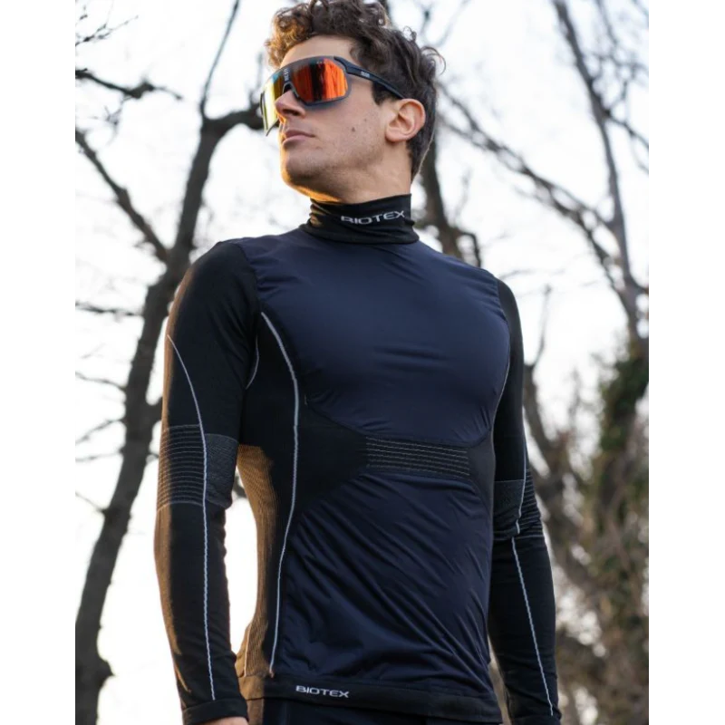 Biotex Intimo Lupetto Antivento Seamless Nero - Image 3