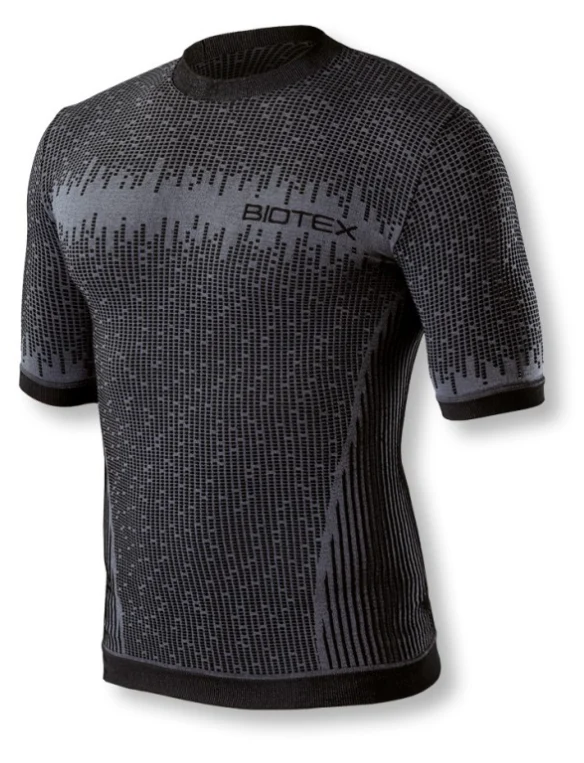 Biotex Intimo Manica Corta 3D Nero