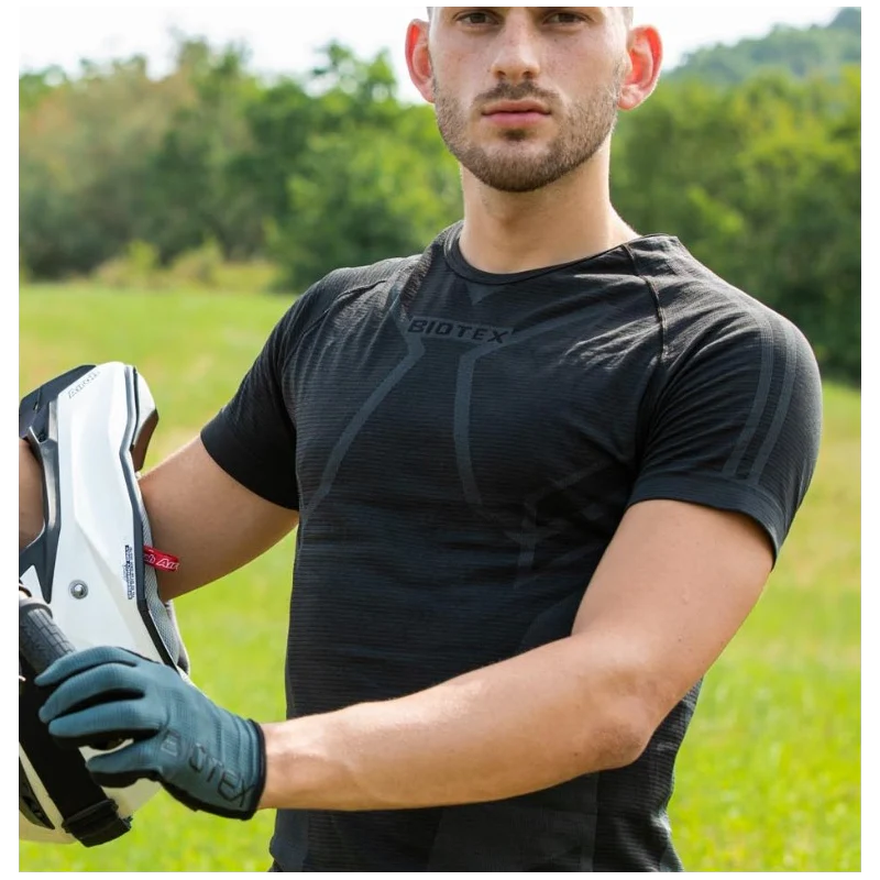 Biotex Intimo T-Shirt +Carbon Nero - Image 4