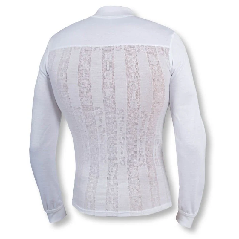 Biotex Manica Lunga Ciclista Antivento Windbiotex Bianco - Image 2