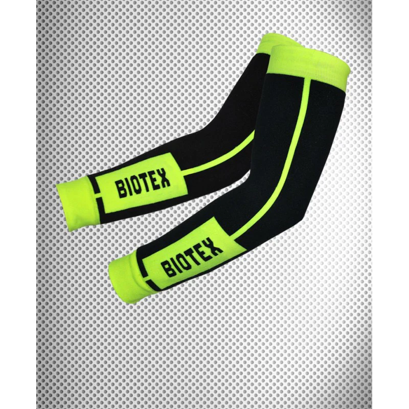 Biotex Manicotti Seamless Nero/Giallo