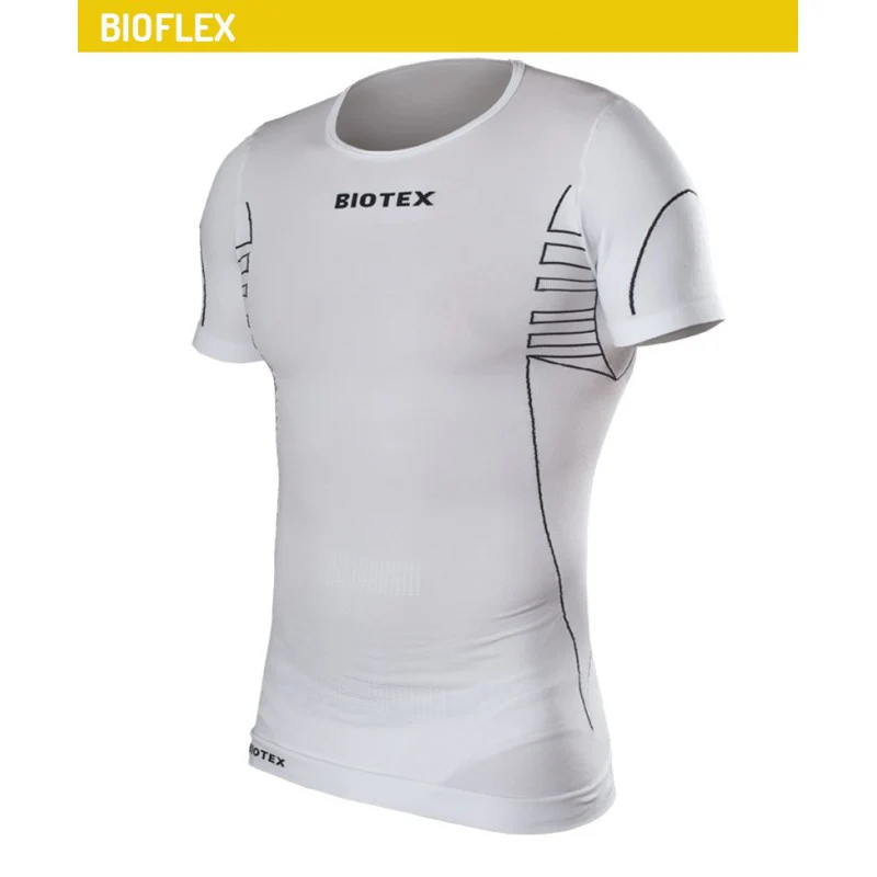 Biotex T-Shirt Seamless Elasticizzata Bioflex Bianco