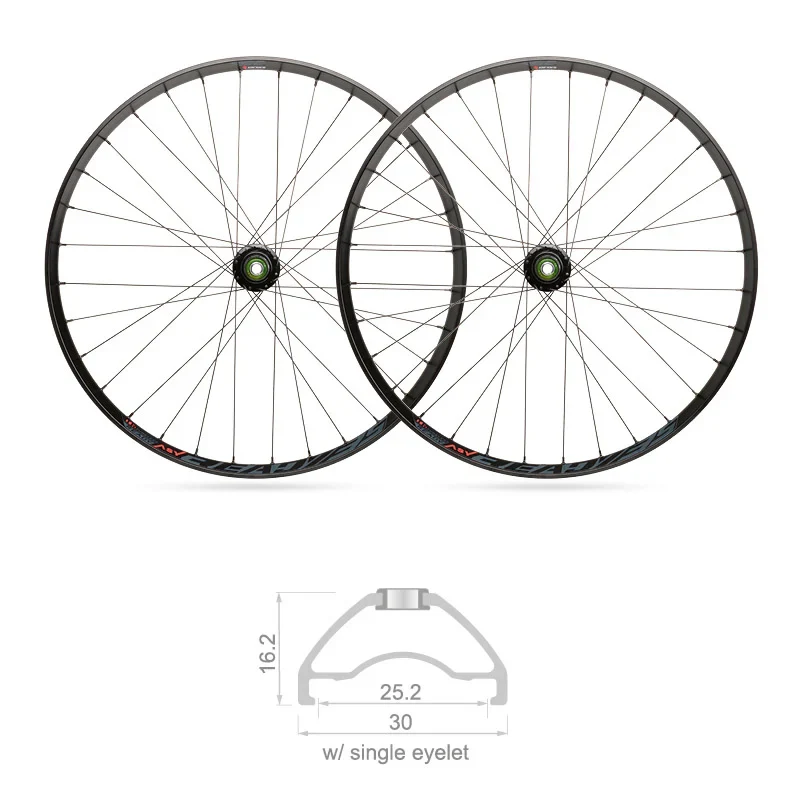 Blackjack Ruote 29" x 25mm MTB READY Tubeless Shimano 10V (Coppia)