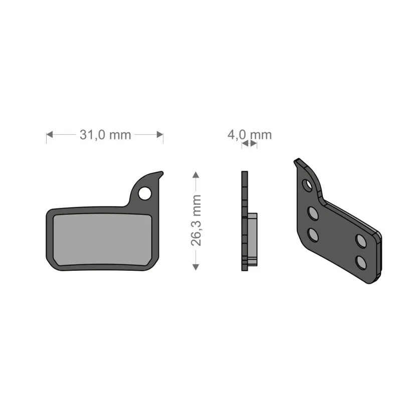Brenta Pastiglie E-Bike Tech per Impianto HRD/eTAP/ULTIMATE/TLM SRAM