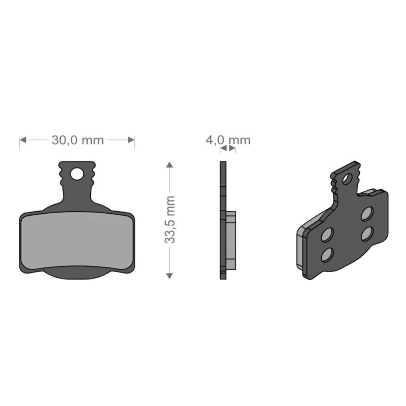 Brenta Pastiglie E-Bike Tech per Impianto MT2-8/ROAD DISK MAGURA/CAMPAGNOLO