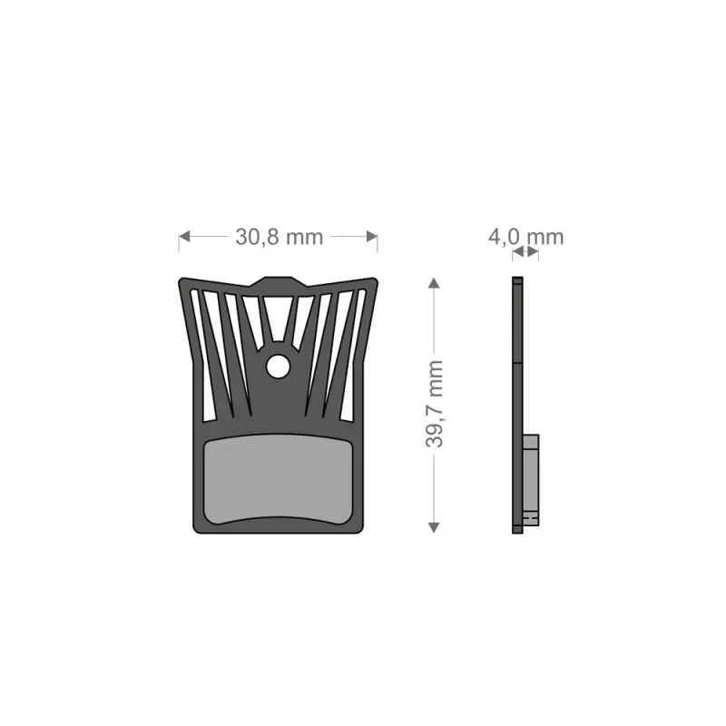 Brenta Pastiglie Light Tech per Impianto DURACE/XTR/MCX1 SHIMANO/REVER/TEKTRO