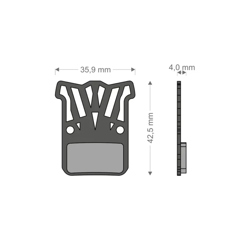Brenta Pastiglie Light Tech per Impianto HRD/eTAP/LEVEL ULTIMATE/TLM SRAM