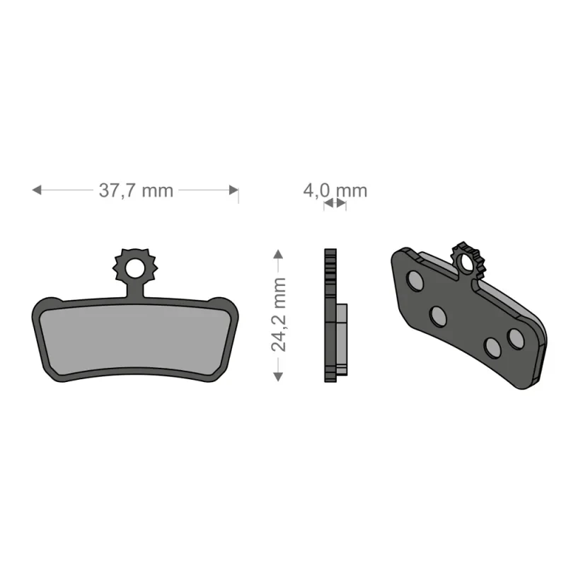 Brenta Pastiglie Performance Tech per Impianto AVID, SRAM