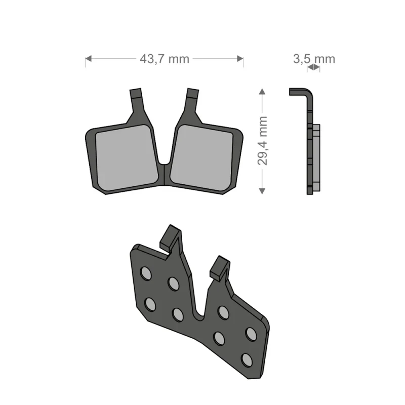 Brenta Pastiglie Sinter Tech per Impianto MT5/MT7 MAGURA