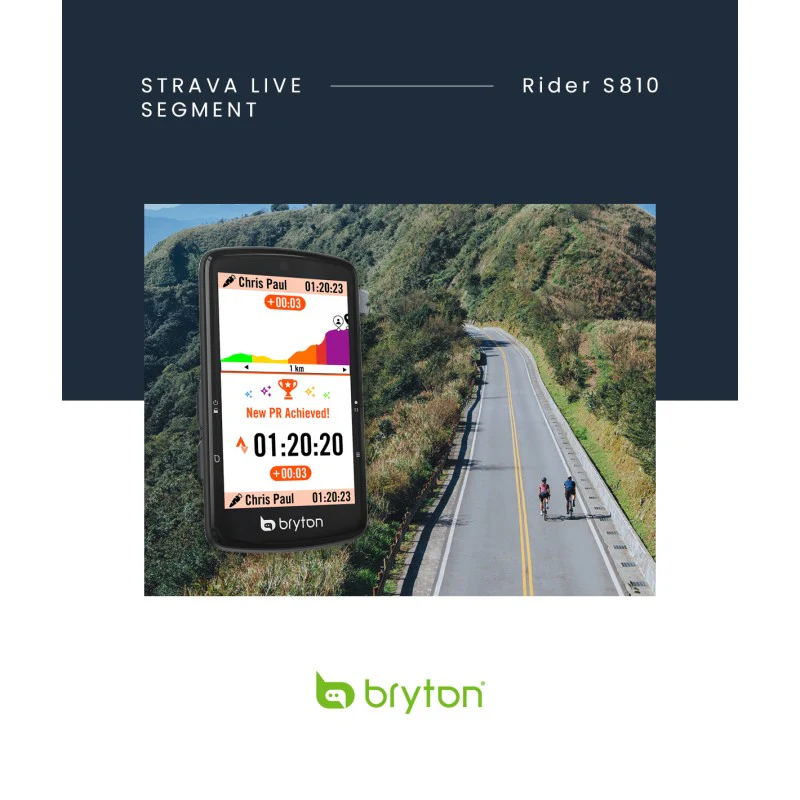 Bryton Ciclocomputer GPS Rider BRS810T + Dual Sensor Cadenza/Velocità + Fascia Cardio - Image 7