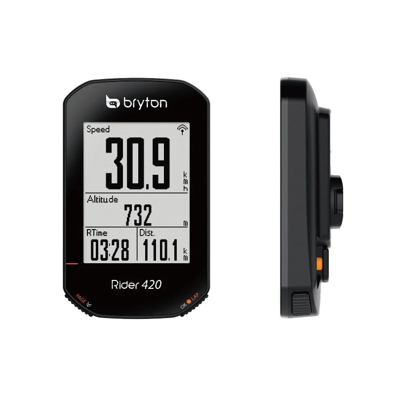 Bryton Ciclocomputer Rider GPS 420T + Fascia Cardio + Cadenza - Image 2