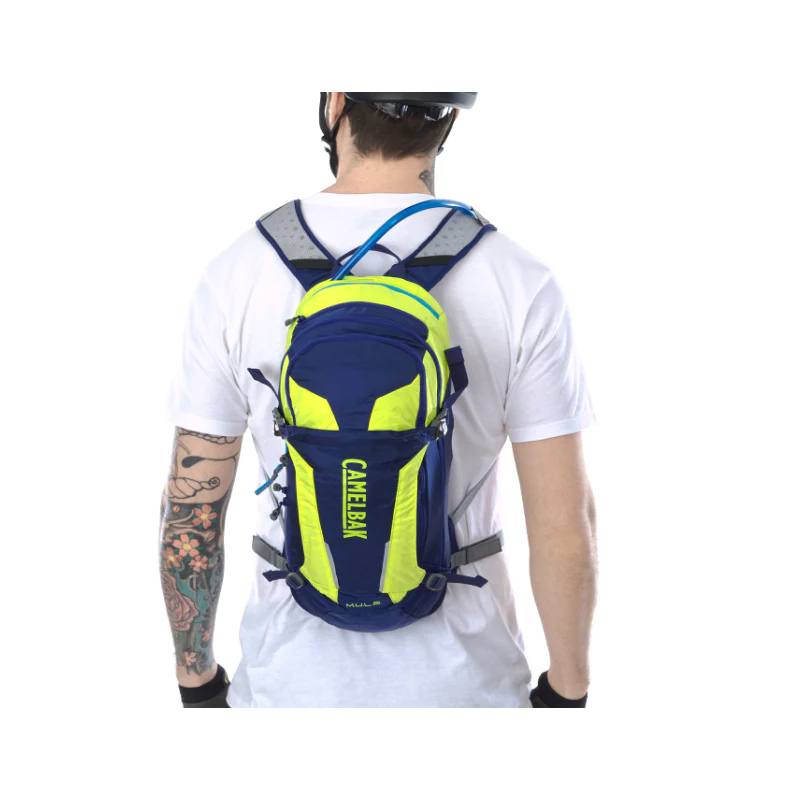 Camelbak Zaino Idrico M.U.L.E. Pitch Blue/Lime Punch 3L - Image 3