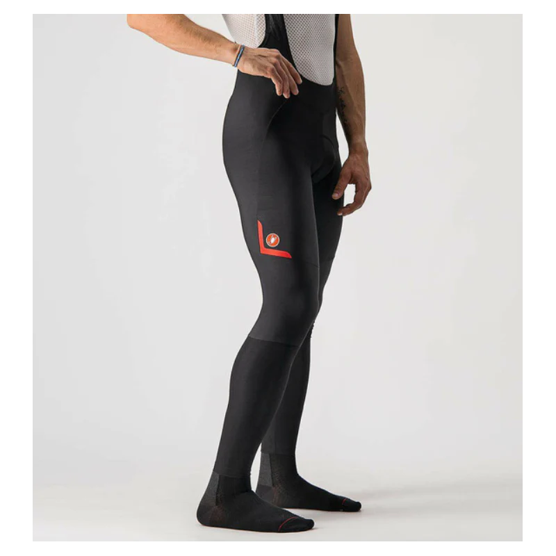 Castelli Calzamaglia Velocissimo 5 Black/Red - Image 2