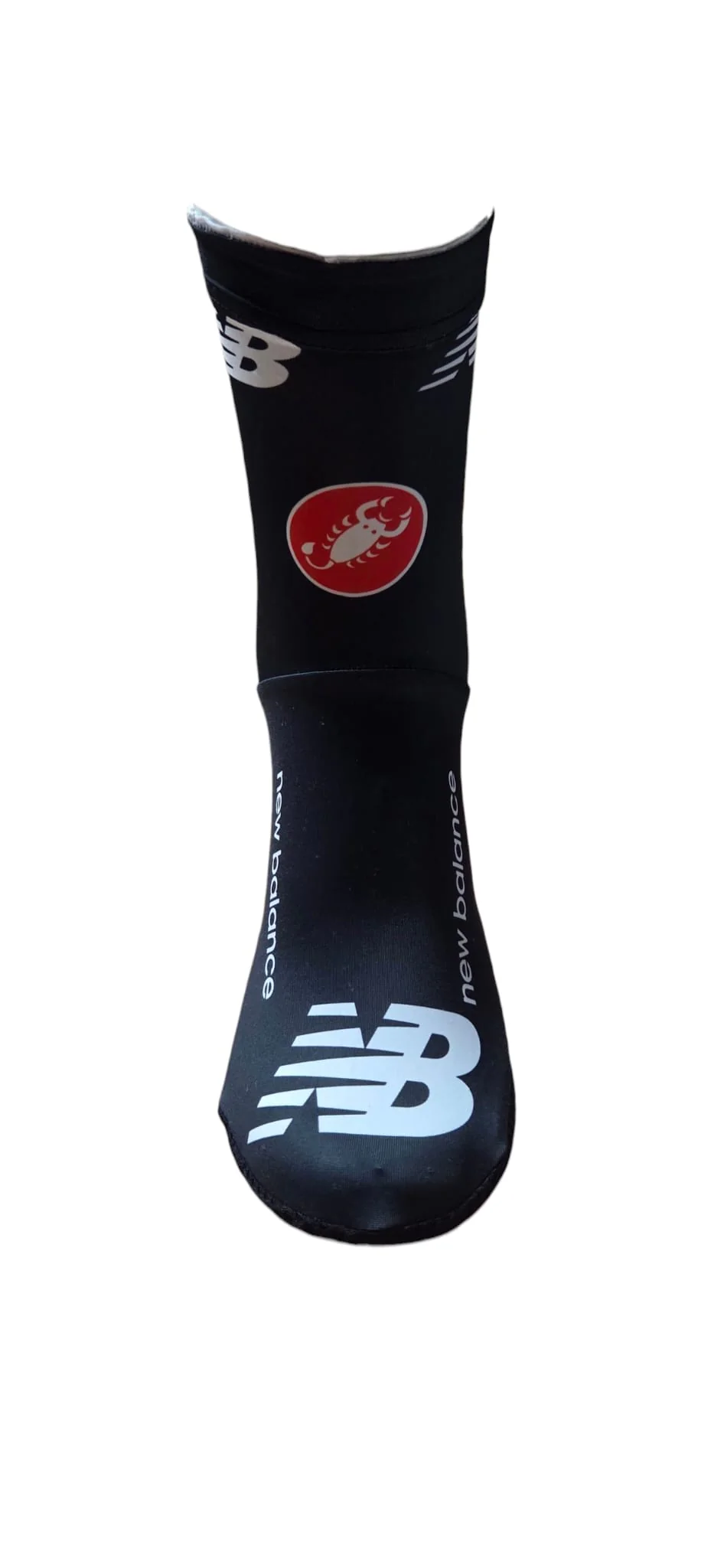 Castelli Copriscarpe Summer Lycra New Balance Nero - Image 2