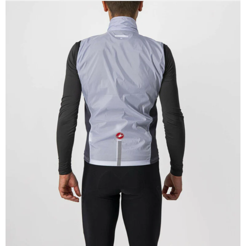 Castelli Gilet Antivento Squadra Stretch Silver Gray/Dark Gray - Image 2