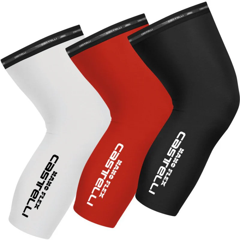 Castelli Ginocchiere Nanoflex Knee Warmers Bianco