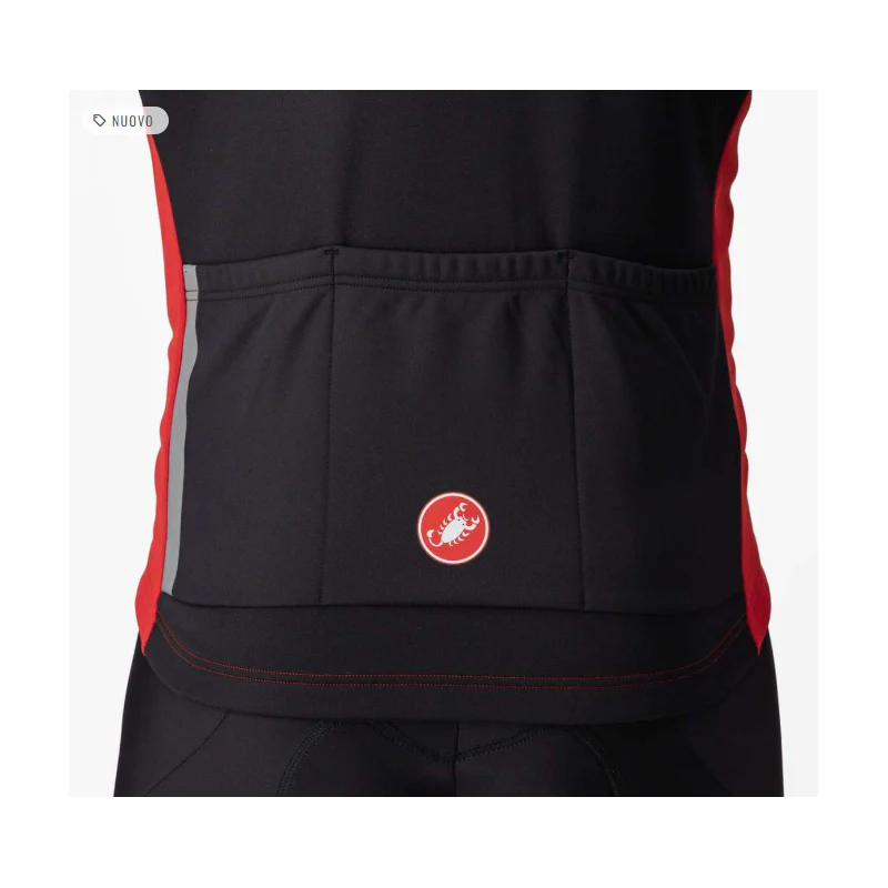 Castelli Giubbino Entrata Rosso/Nero - Image 3