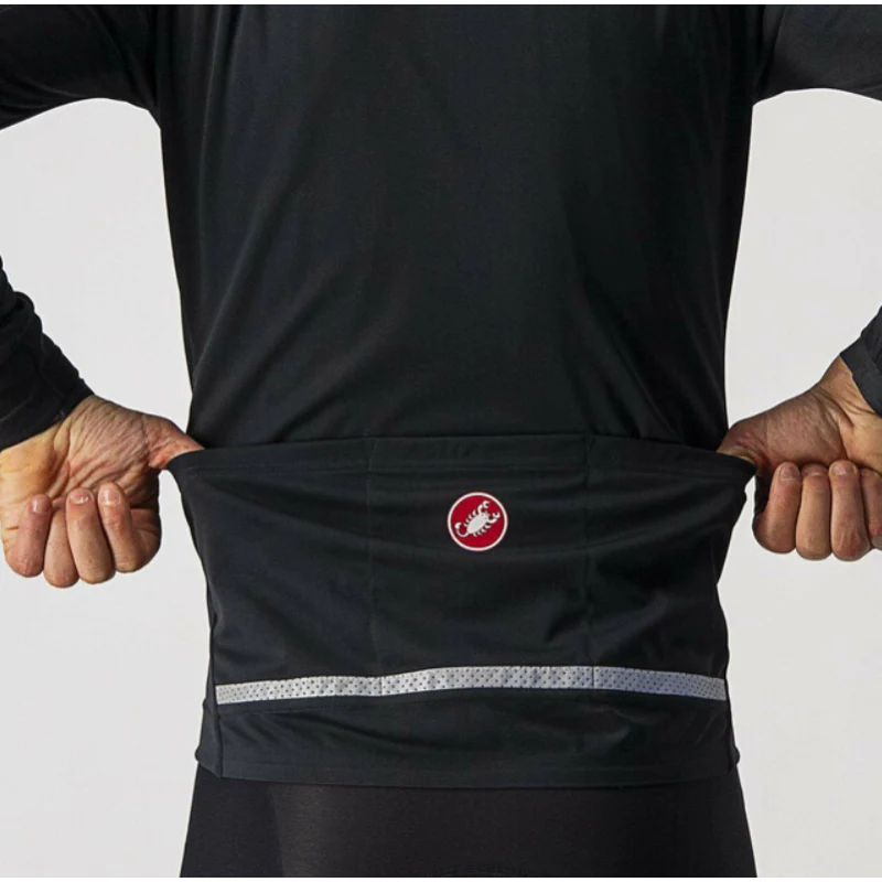 Castelli Giubbino Go Jacket Nero/Bianco - Image 3