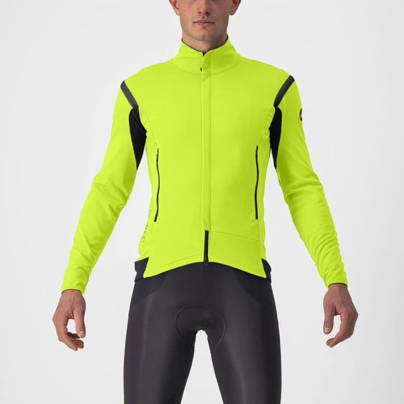 Castelli Giubbino Perfetto Ros 2 Electric Lime/Dark Grey