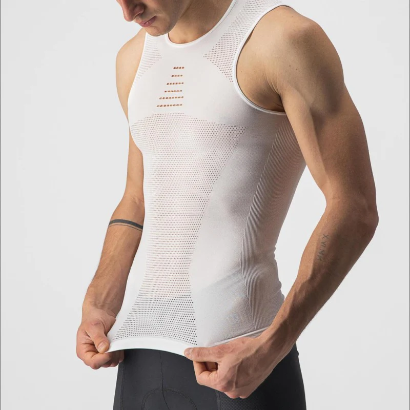 Castelli Intimo Core Seamless Base Layer Bianco - Image 3