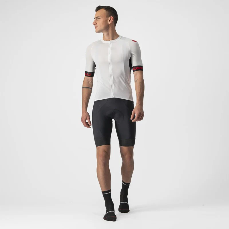 Castelli Maglia Entrata VI Ivory/Light Black/Red - Image 3