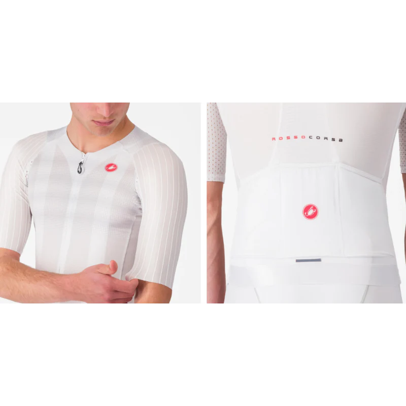 Castelli Maglia Estiva Aero Race 8S Bianco - Image 3