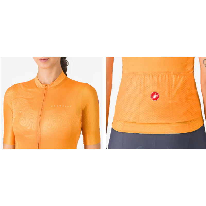 Castelli Maglia Estiva Donna Fantasia Arancio - Image 4