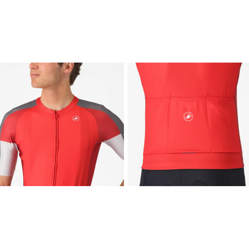 Castelli Maglia Estiva Entrata 6 Rosso - Image 3