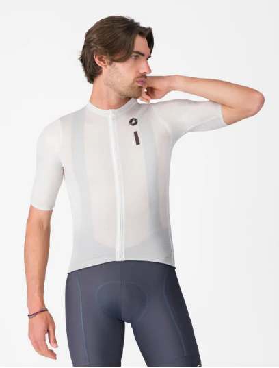 Castelli Maglia Estiva Drittone Logo Bianco/Nero