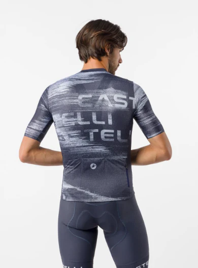 Castelli Maglia Estiva Stratus Logo Twilight Blue/Winter Sky - Image 2