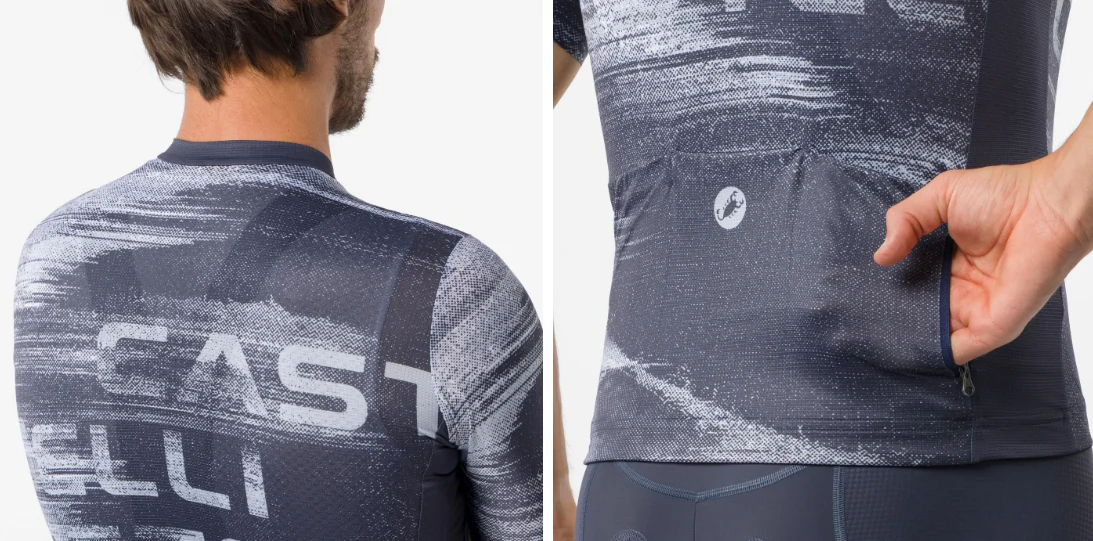 Castelli Maglia Estiva Stratus Logo Twilight Blue/Winter Sky - Image 3