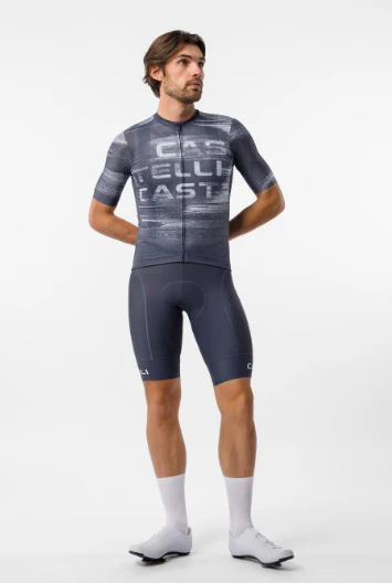 Castelli Maglia Estiva Stratus Logo Twilight Blue/Winter Sky - Image 5