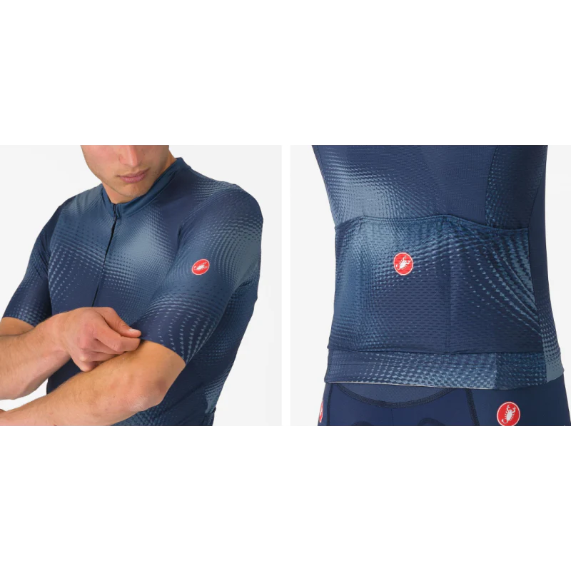 Castelli Maglia Estiva Vortice Blu - Image 3