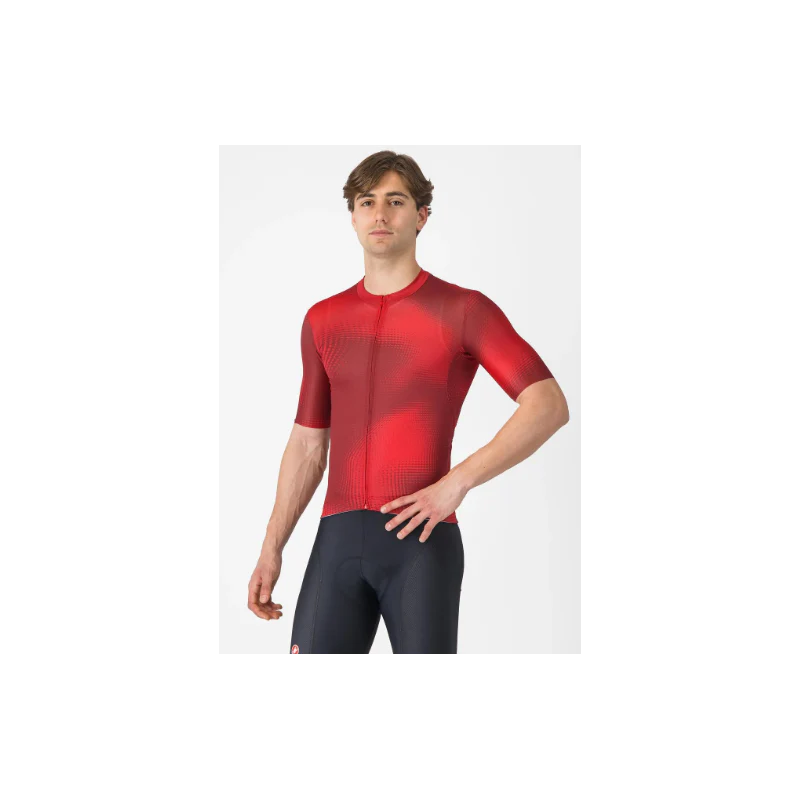 Castelli Maglia Estiva Vortice Rosso
